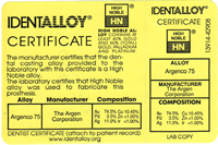 75% Gold Certificate - Click to Enlarge